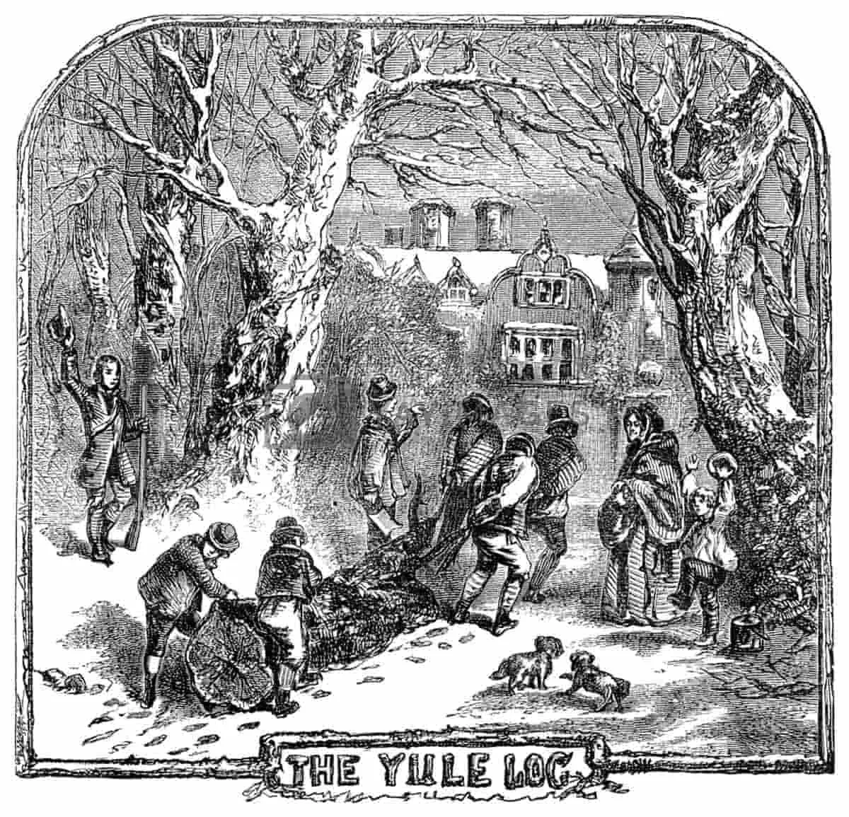 collecting yule log tudors