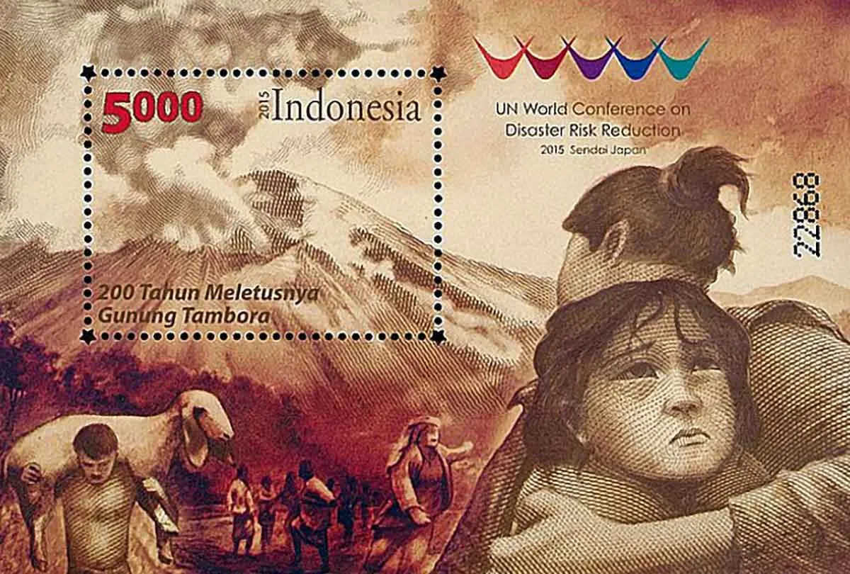 Indonesia stamp