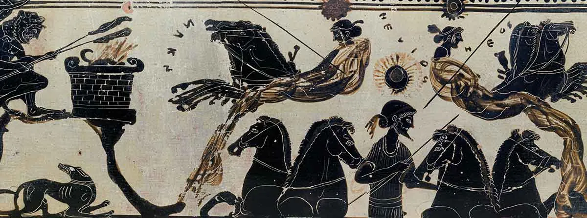 lekythos nyx helios eos