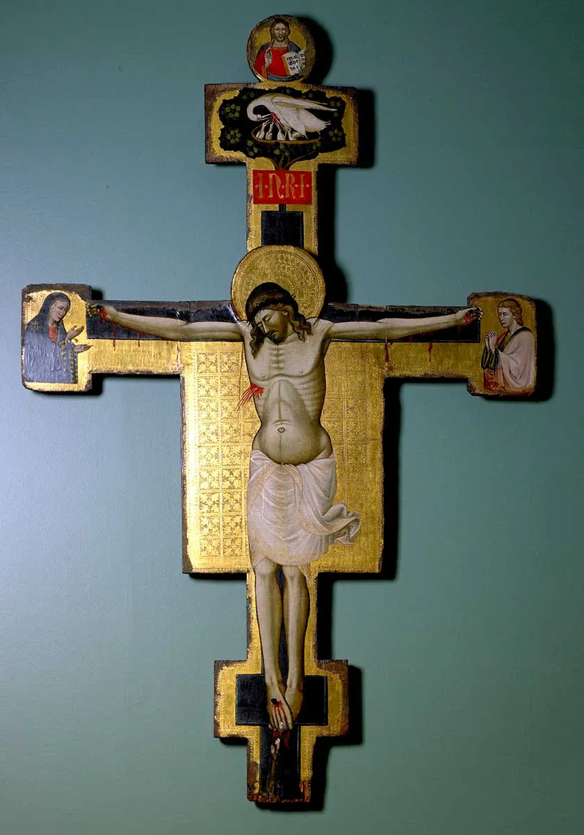 christ on cross miniato