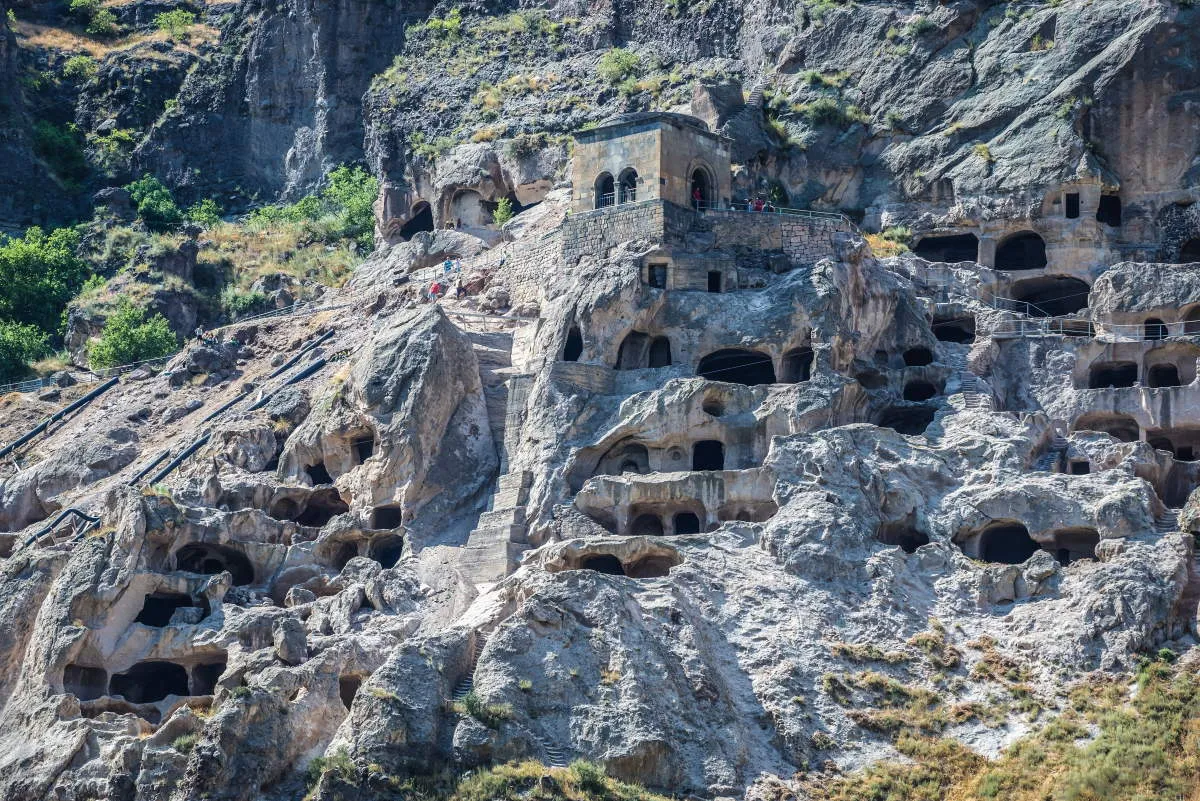 view vardzia caves georgia