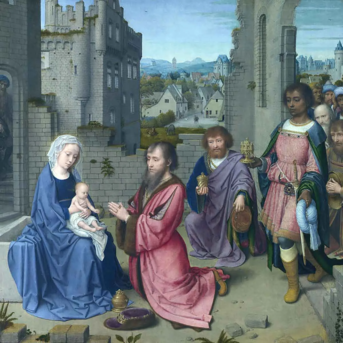 adoration of magi painting