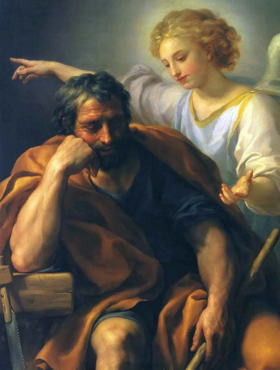 dream of saint joseph anton raphael mengs