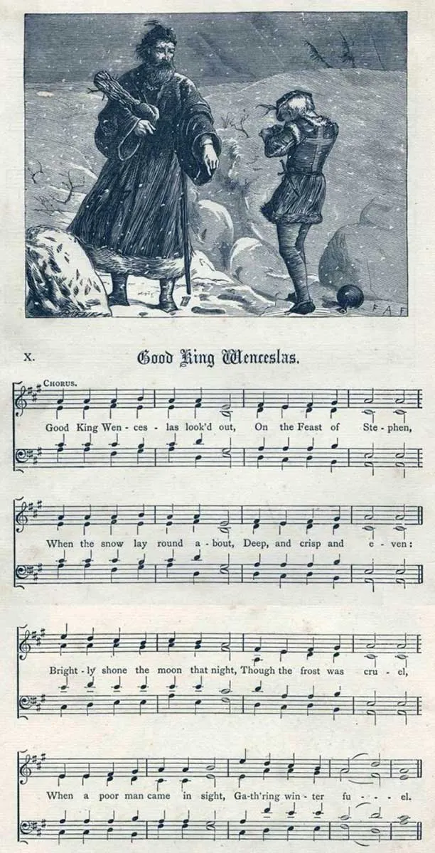 good king wenceslas illustrated christmas carols