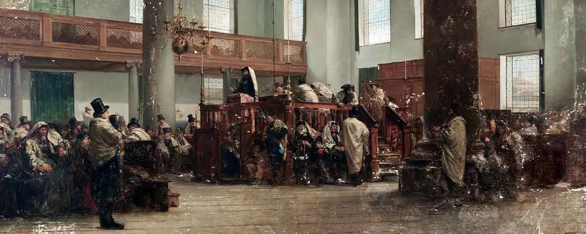 brandon portueguese synagogue amsterdam painting