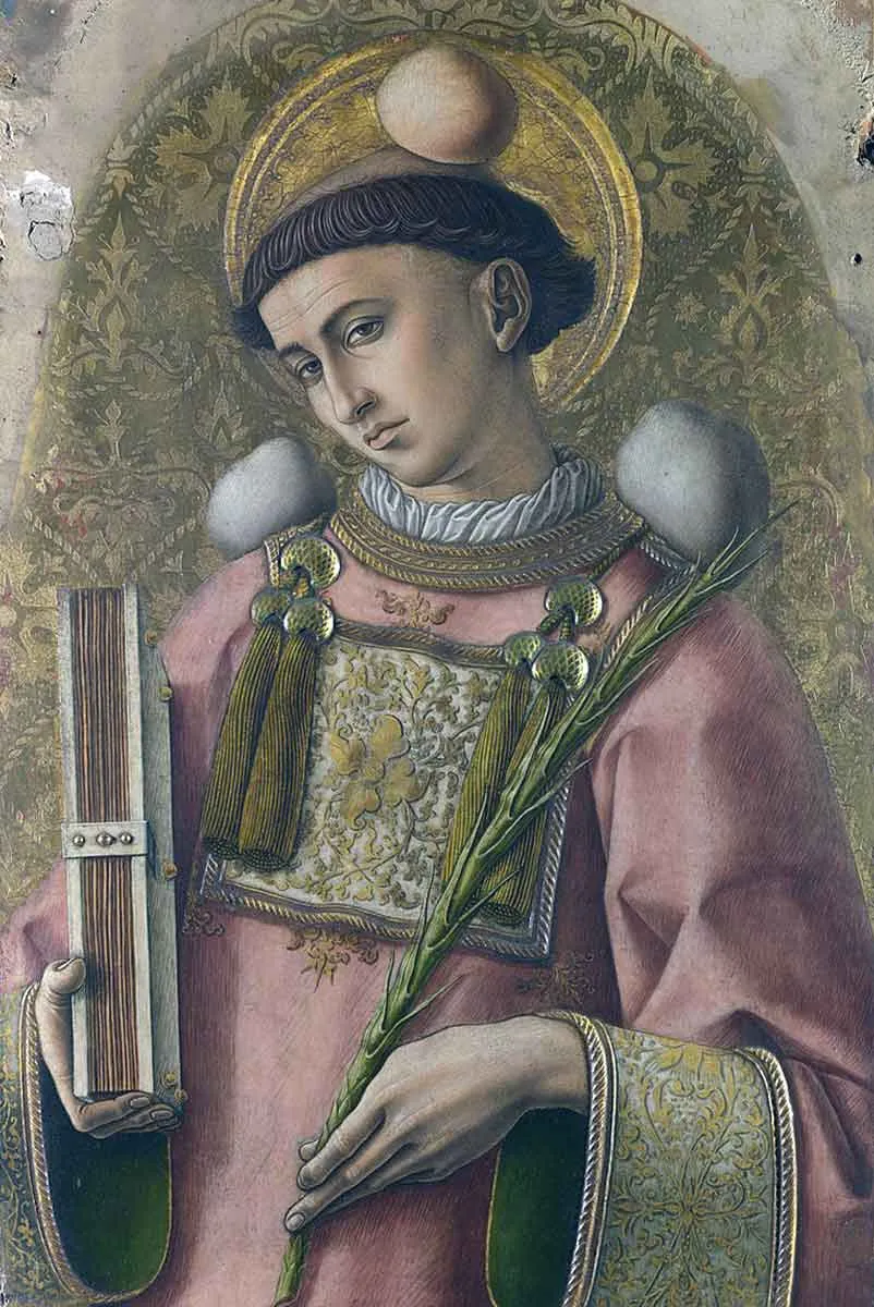 famous saint stephen by carlo crivelli