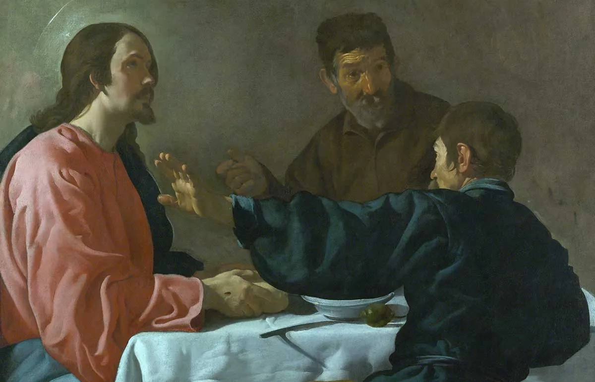 velazquez supper emmaus painting