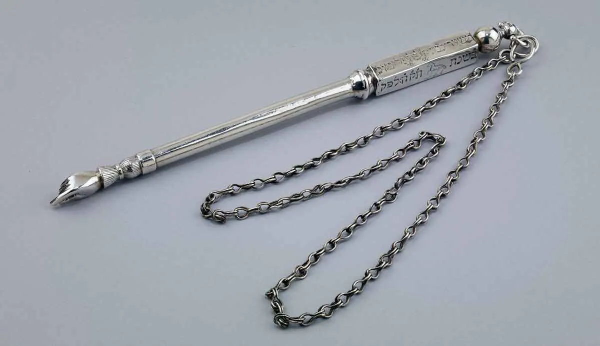 silver torah pointer