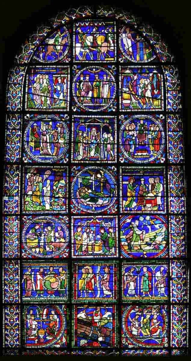 old testament stained glass canterbury cathedral