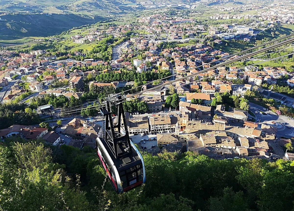 cableway san marino view borgo maggiore