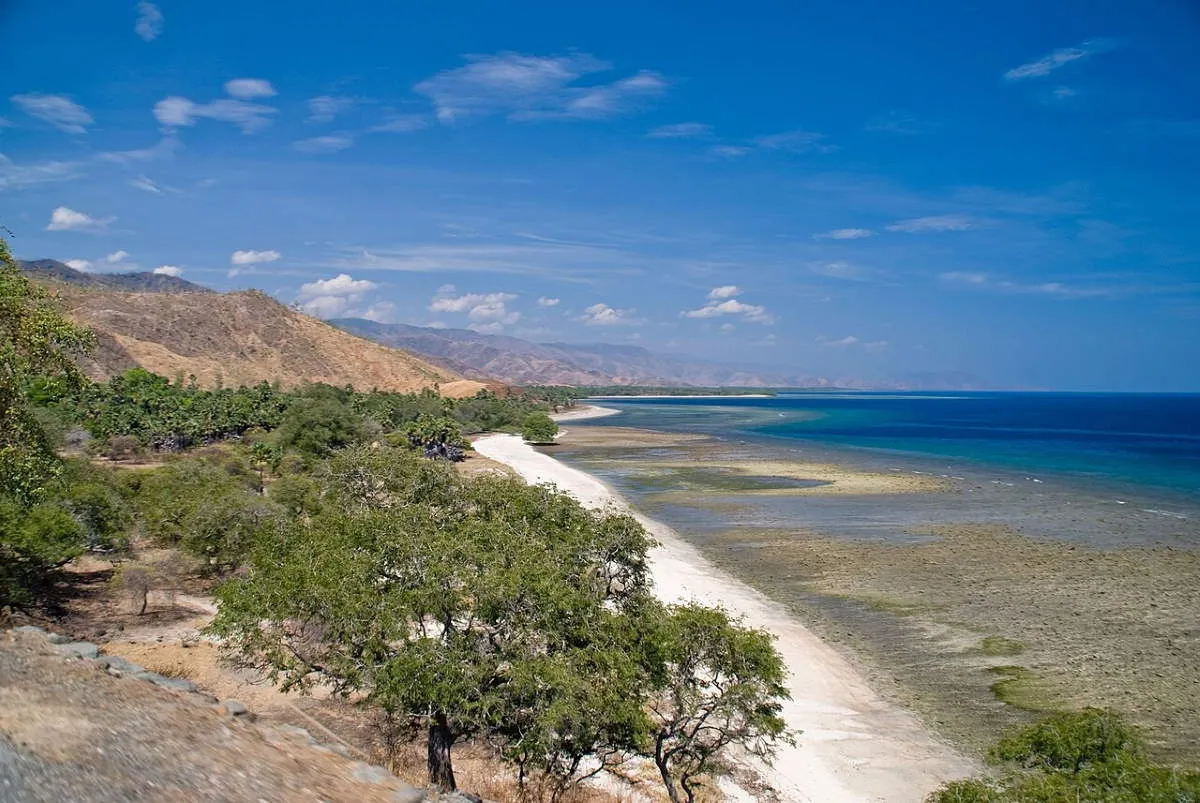 timor leste coastline east timor