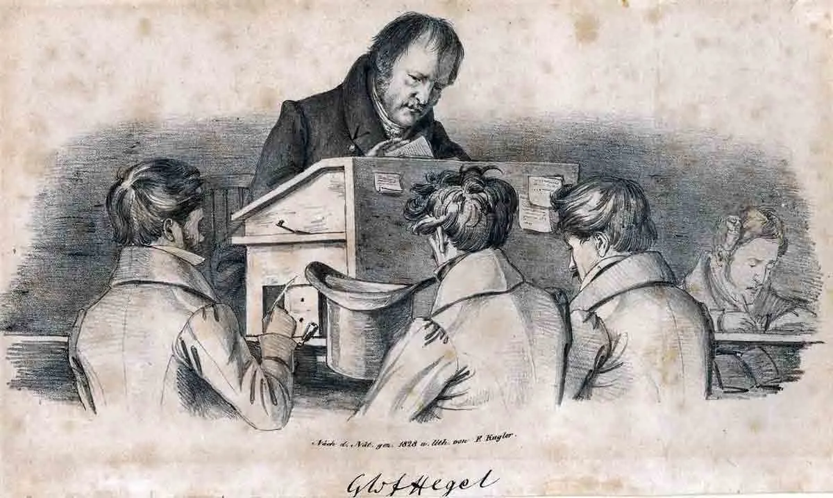 hegel with students german idealism