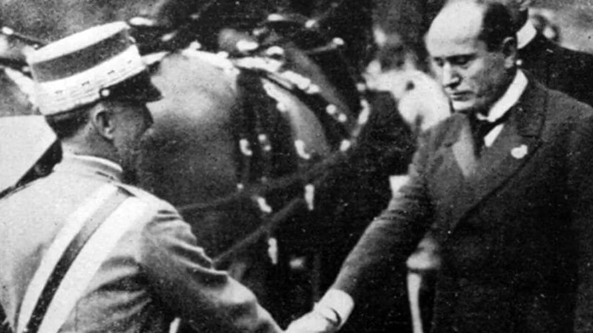 victor emmanuel iii and mussolini