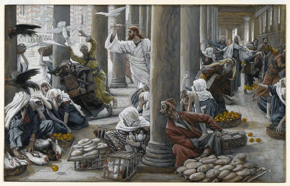 james tissot merchants chased from temple