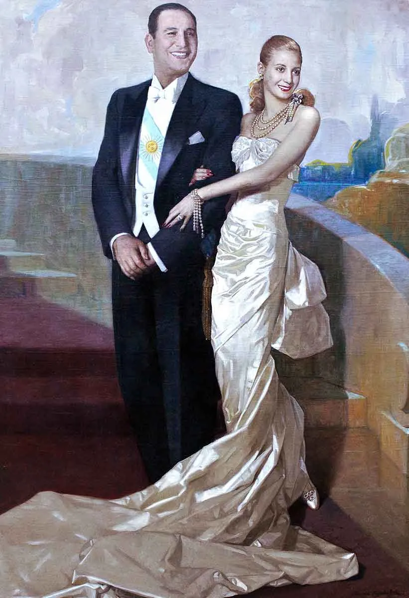 juan eva perขn official painting