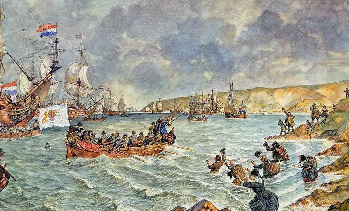 j hoynck van papendrecht william iii of orange and his dutch army land in brixham