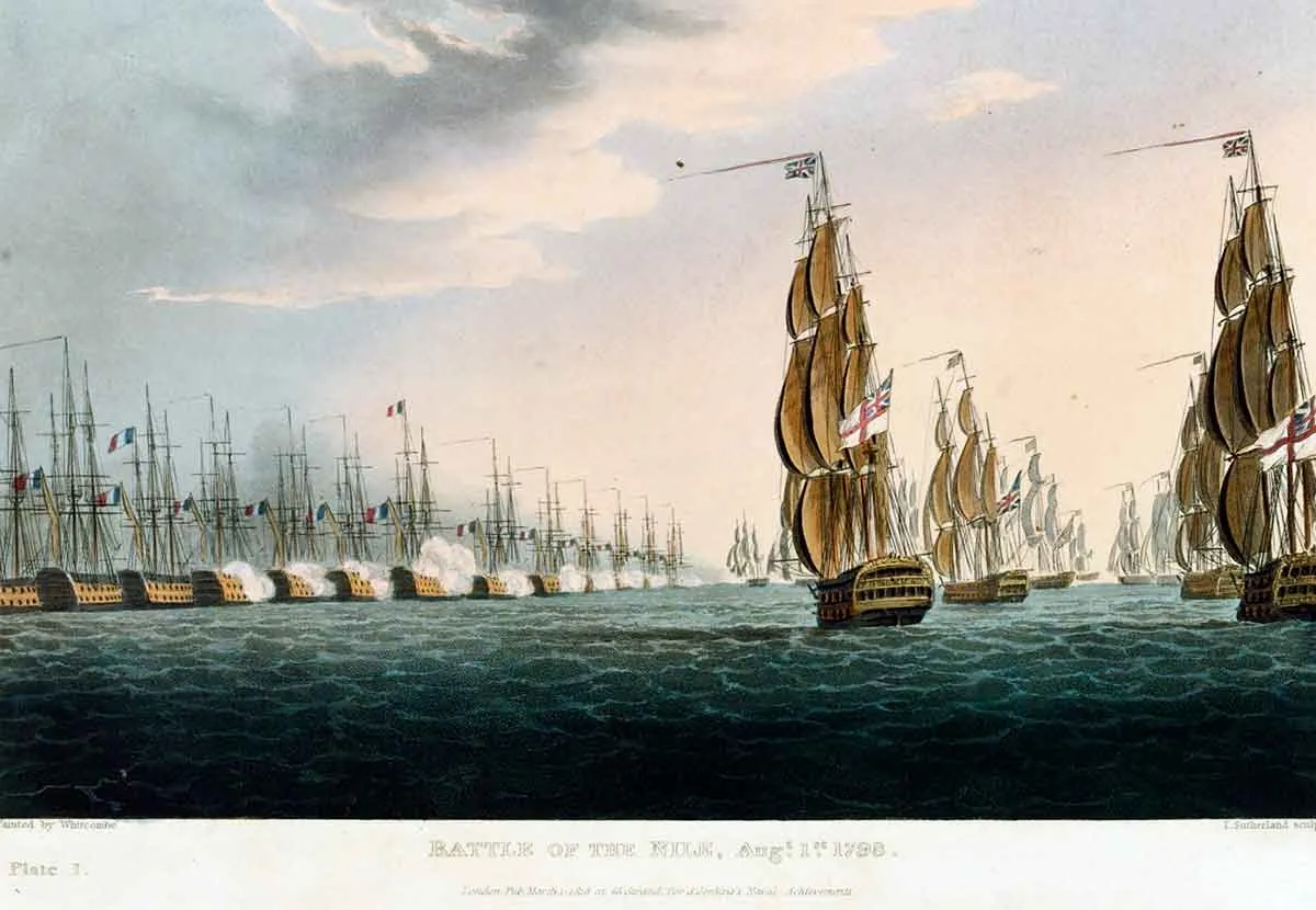 thomas whitcombe battle of the nile