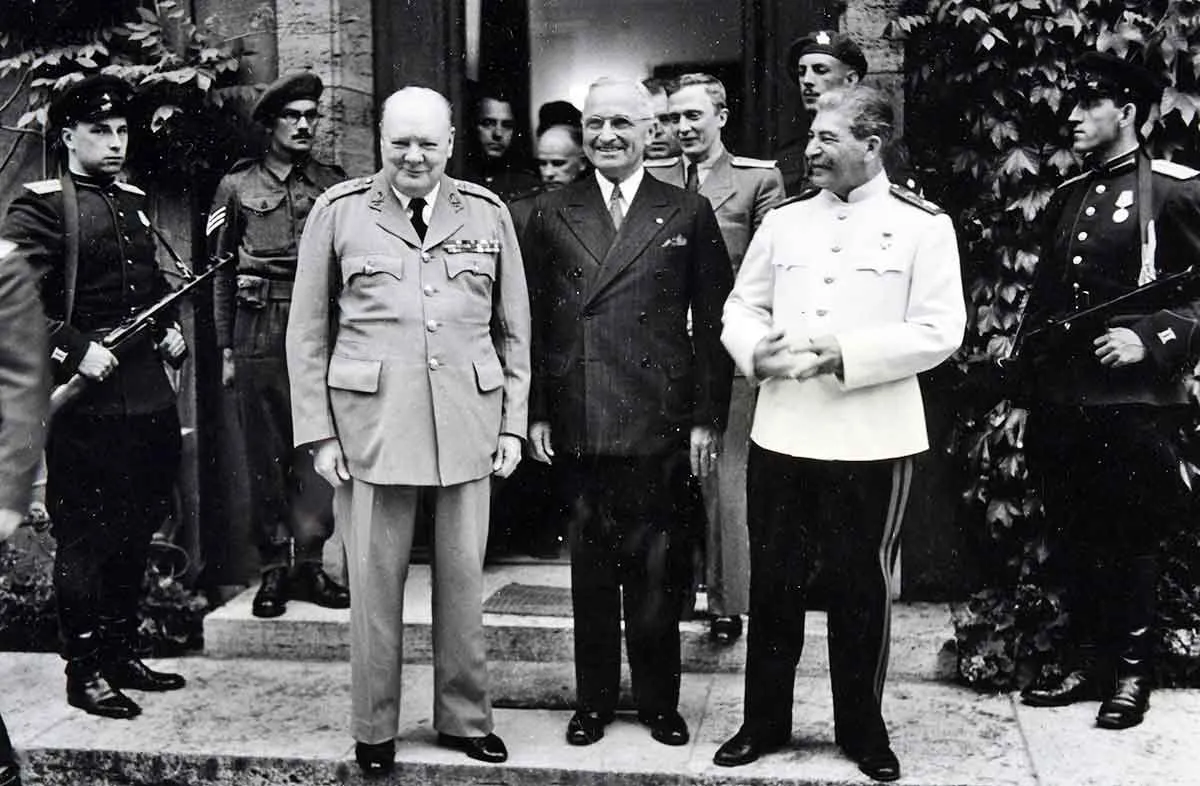 big three yalta conference photo