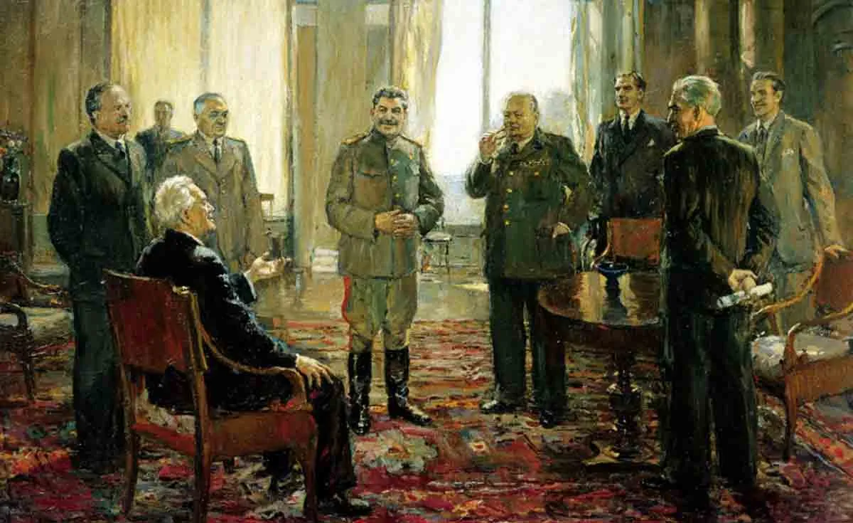 nalbandyan crimean conference painting