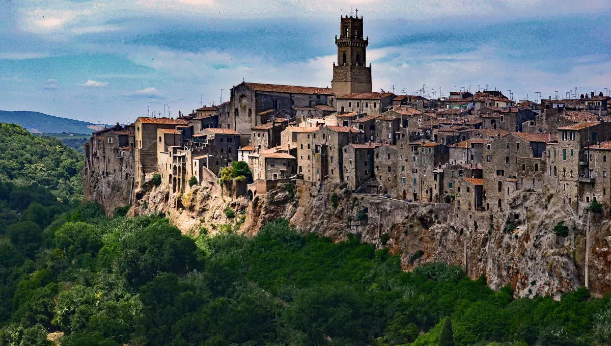 pitigliano tuscany italy