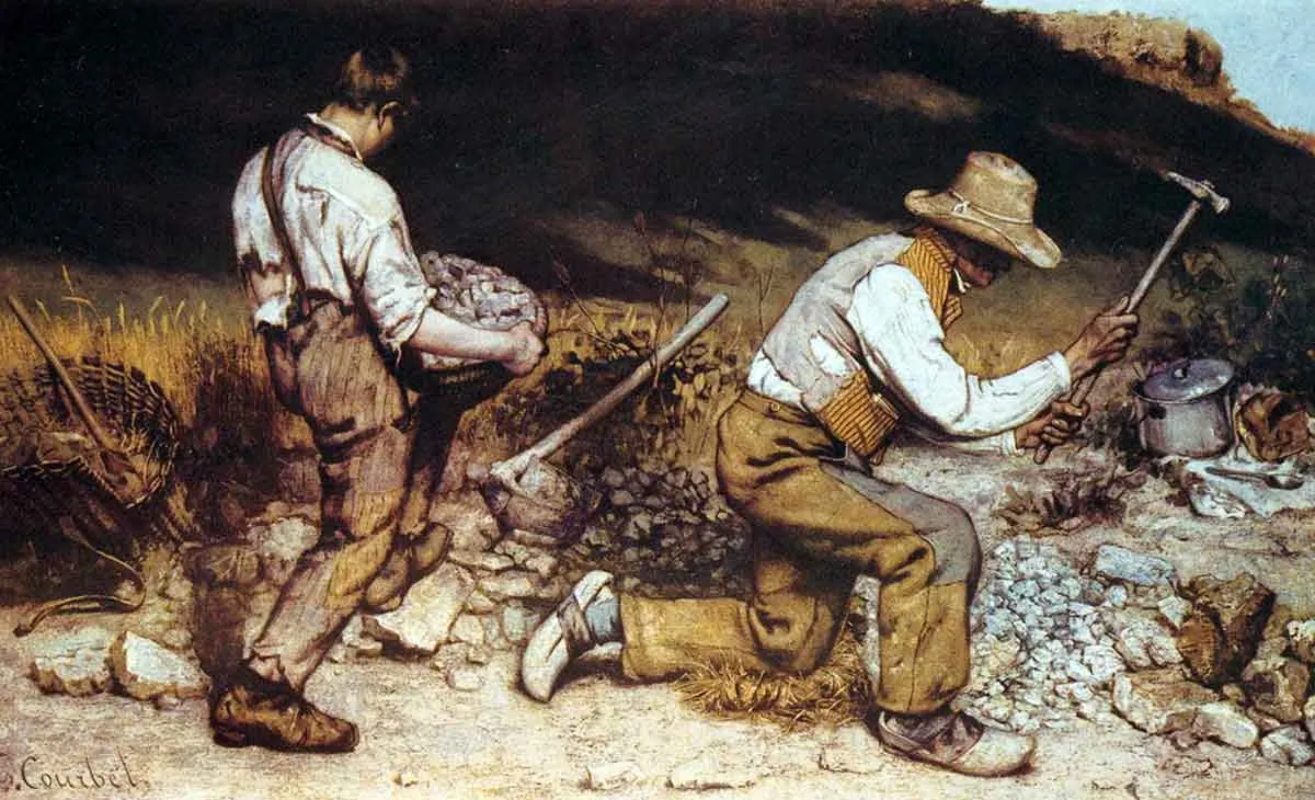 gustave courbet stonebreakers painting