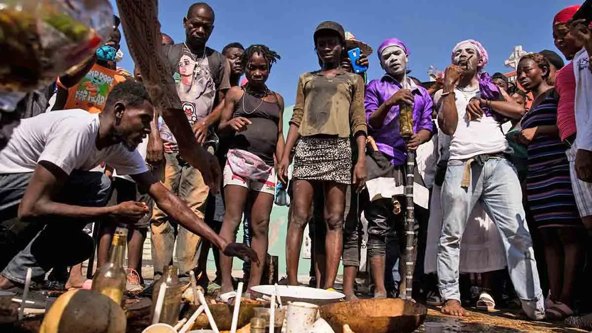 voodoo ceremony haiti