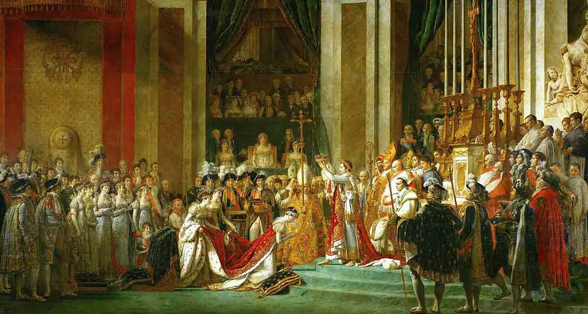 jacques louis david coronation of napoleon painting