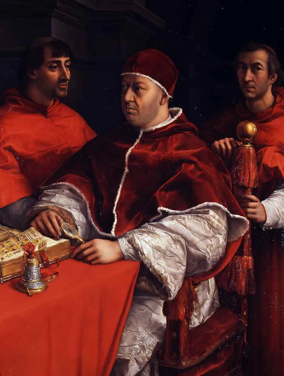 raphael pope leo x painting