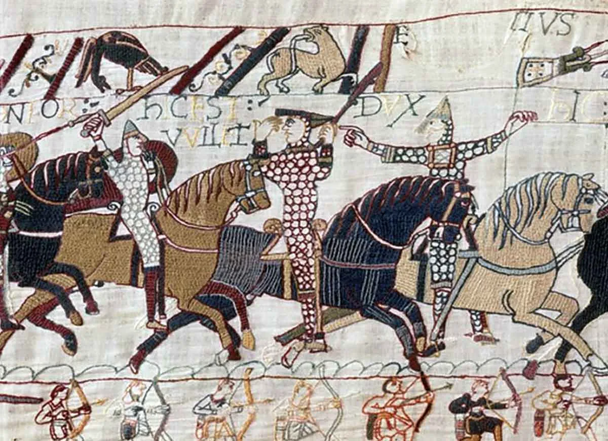 bayeux tapestry horses