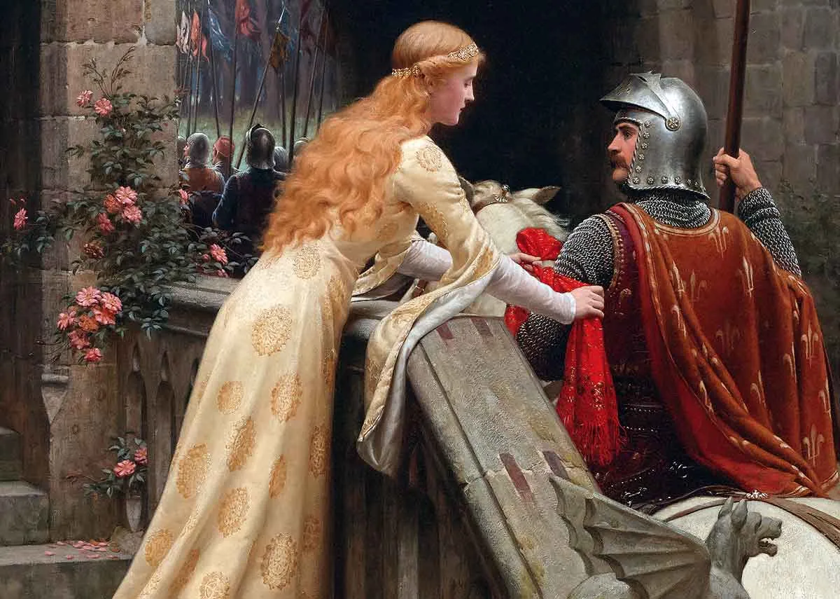 Armor God Speed Edmund Blair Leighton