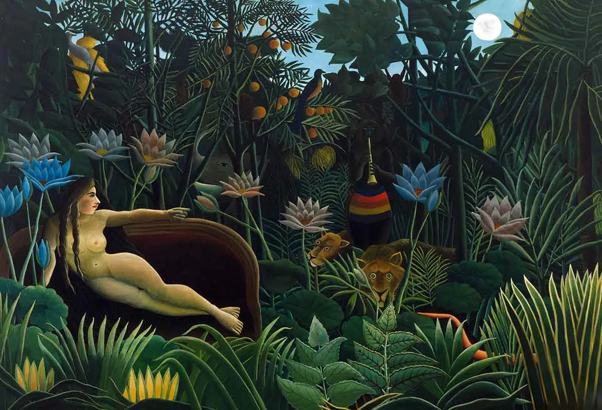 henri rousseau dream painting