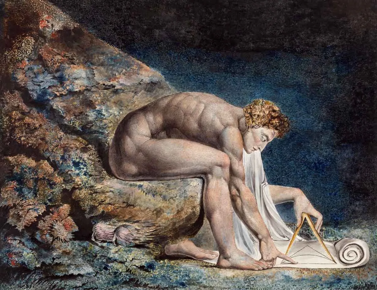 william blake newton painting