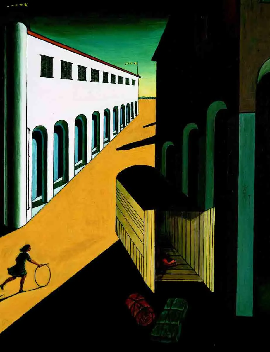 giorgio de chirico mystery and melancholy painting