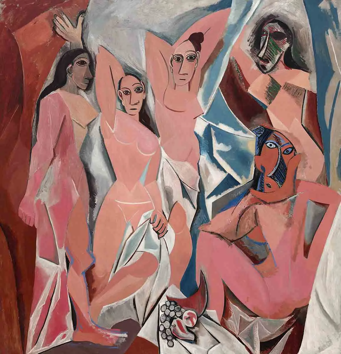 pablo picasso les demoiselles d_avignon painting