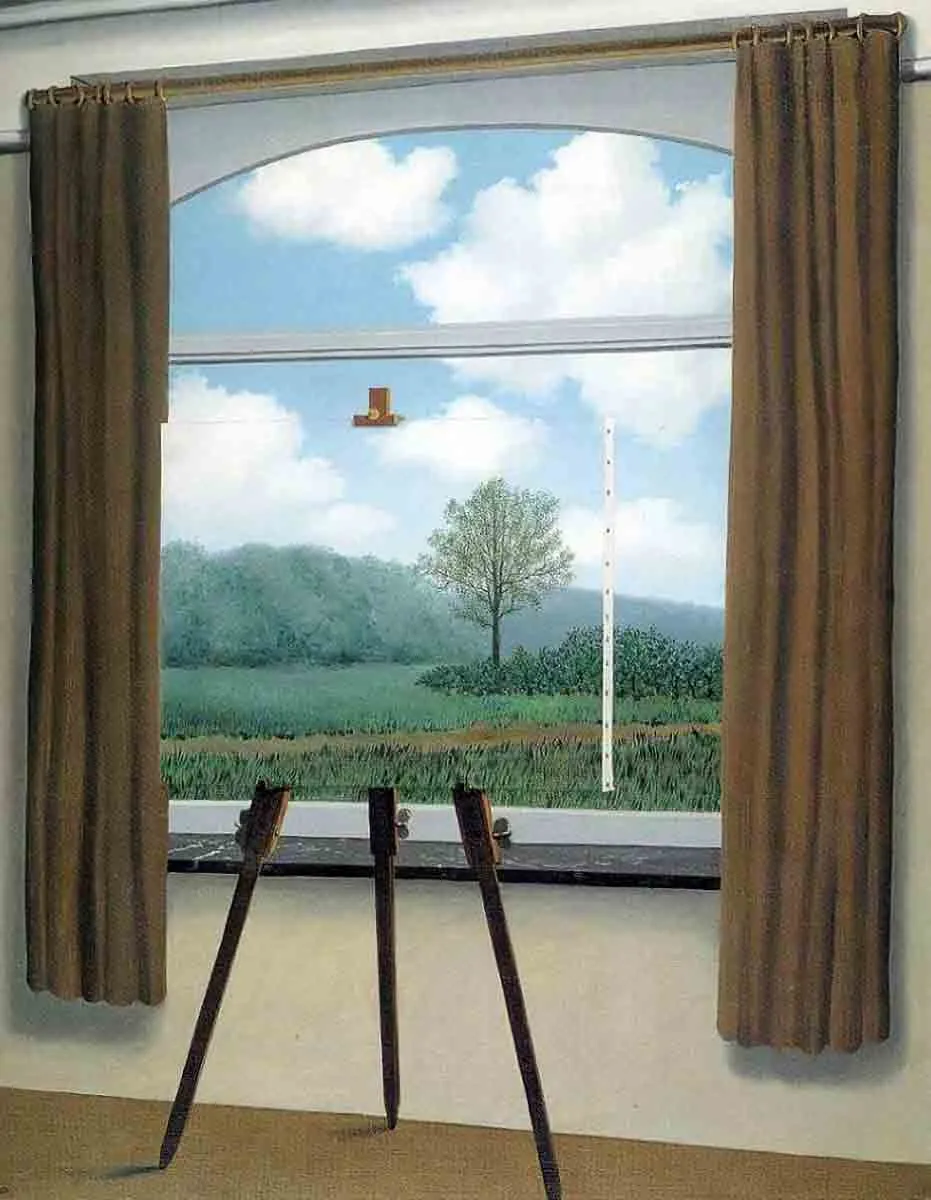 rene magritte the human condition painting