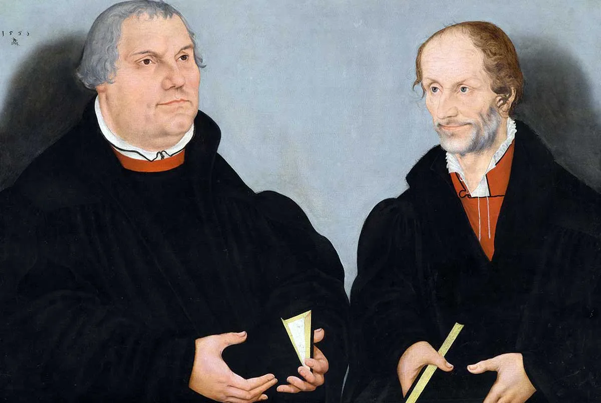 luther and melanchthon