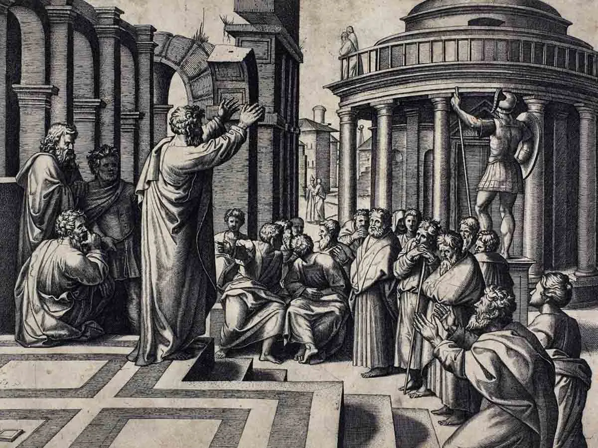 saint paul preaches athens second timothy