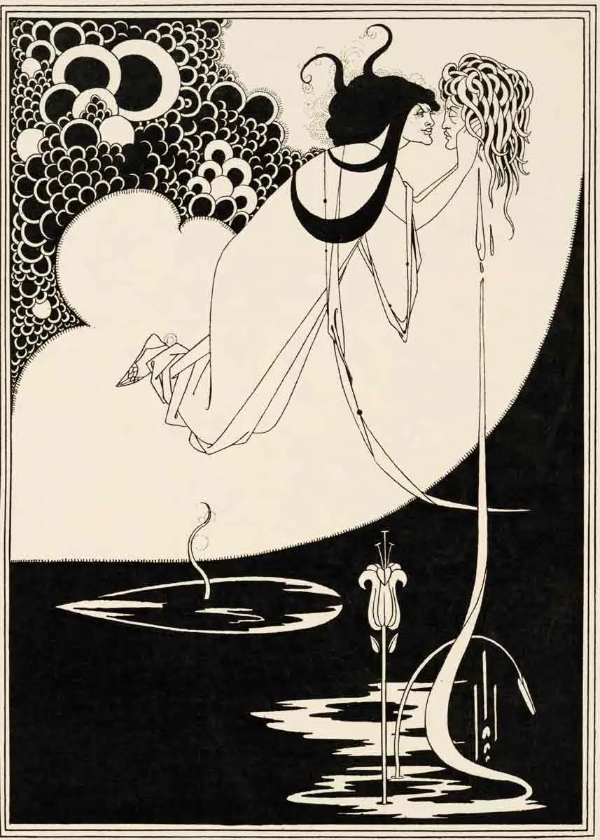 art nouveau beardsley salome illustration