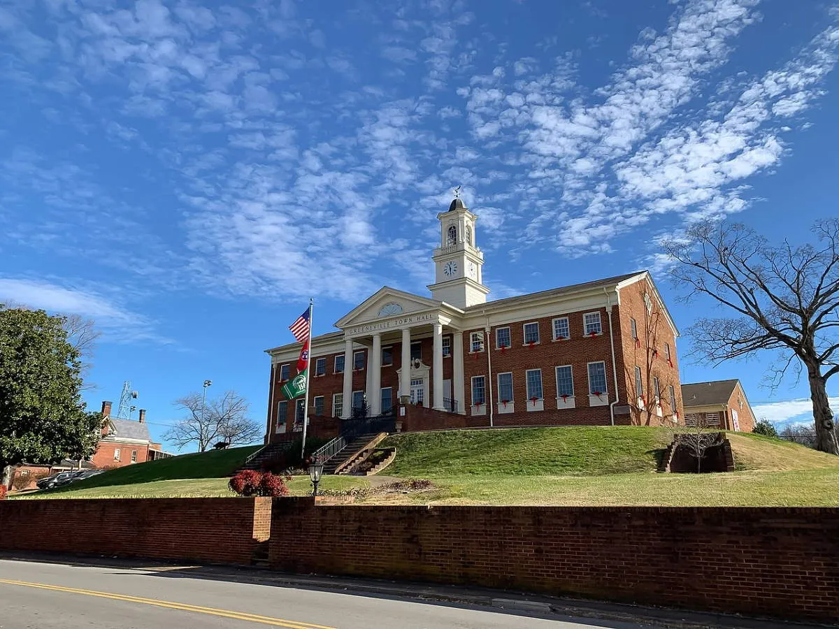 greeneville town hall downtown greeneville tennessee