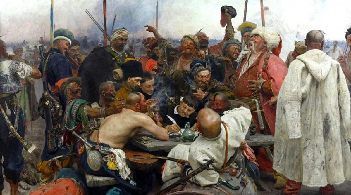 cossacks reply to sultan russian museum