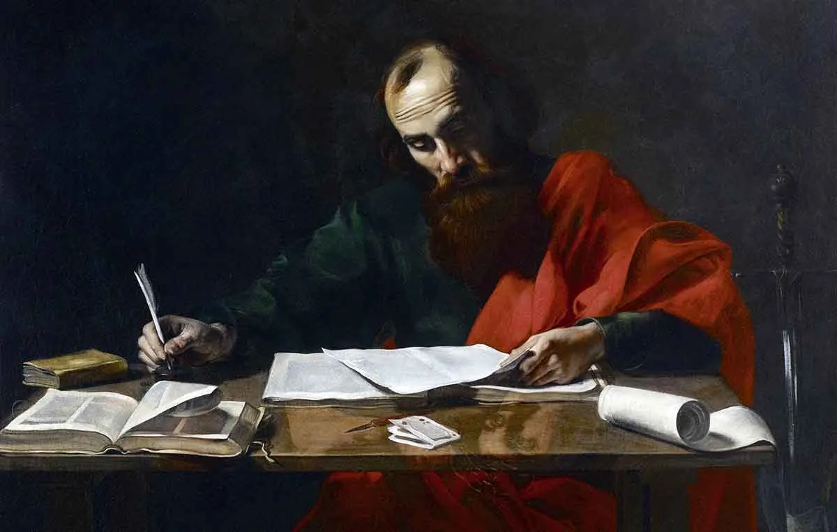 saint paul writes epistles valentin