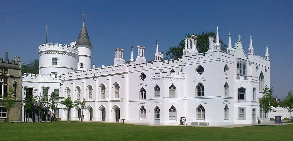 Strawberry Hill House garden 2012