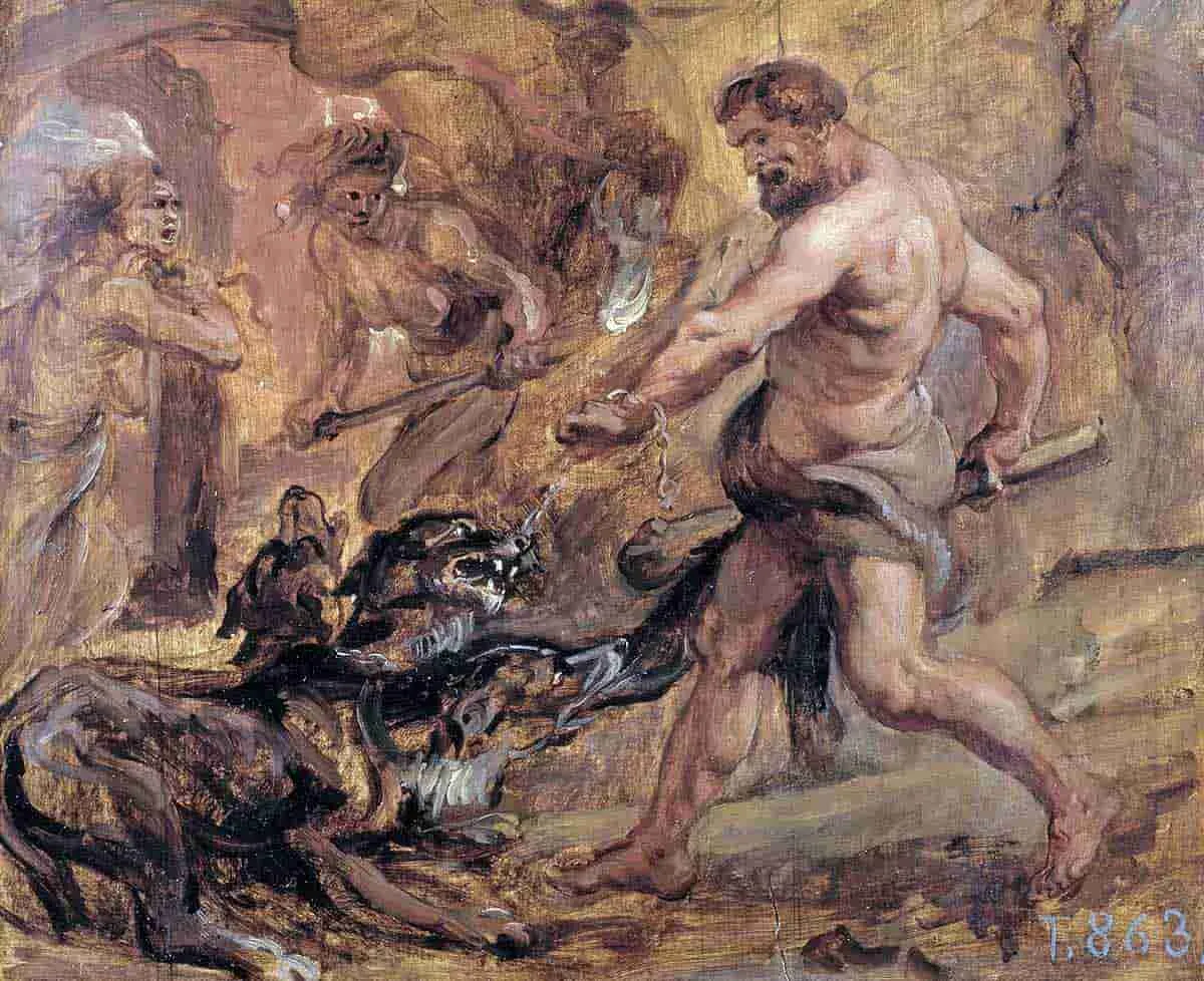 rubens hercules cerberus painting