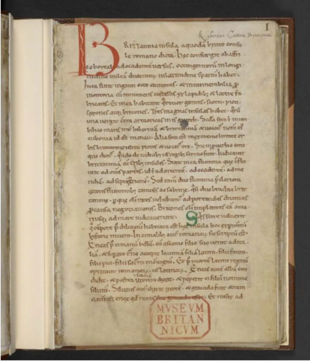 historia brittonum folio