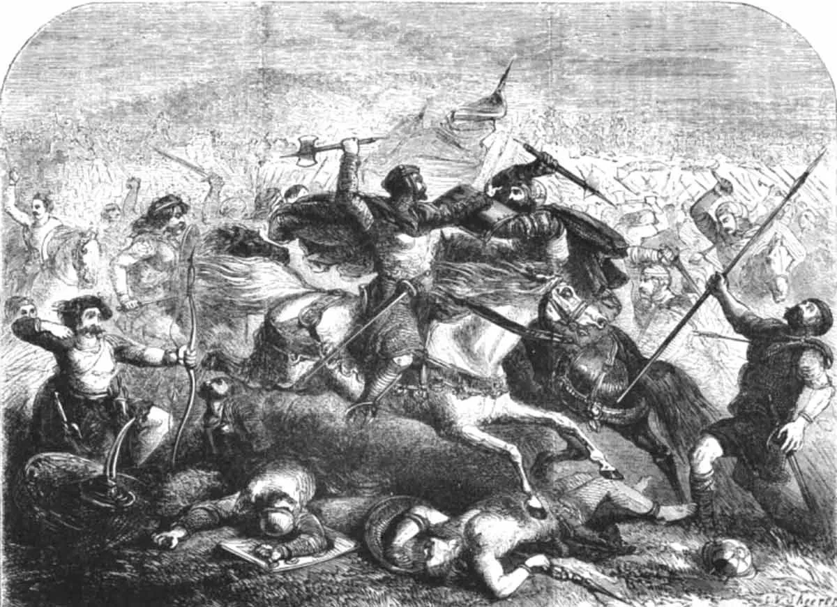 defeat saxons arthur 1890