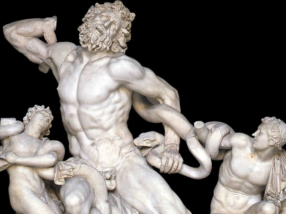 laocoon sculpture vatican detail