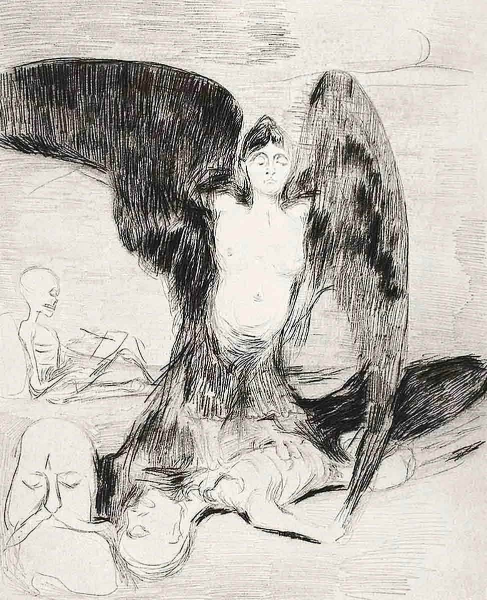 Harpy Edvard Munch painting