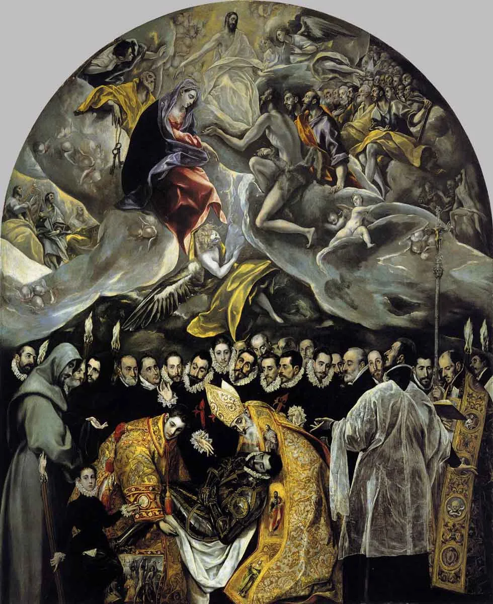 el greco burial of count of orgaz painting