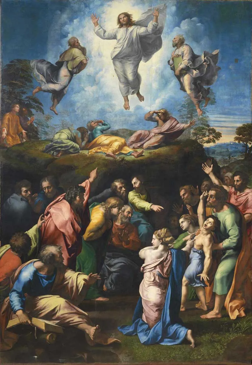 raffaello sanzio transfiguration painting