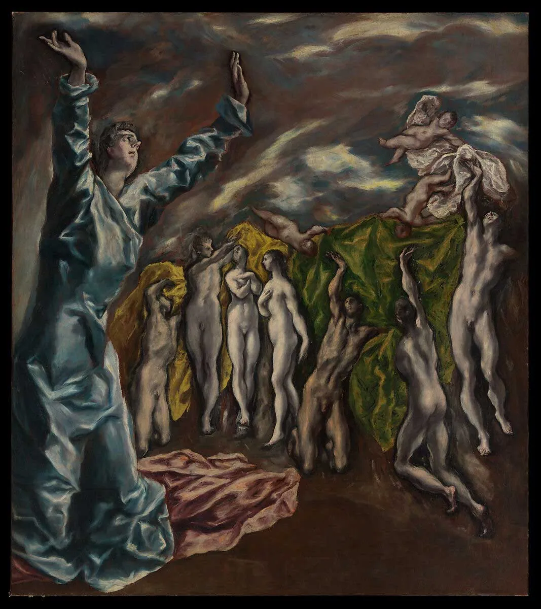 el greco the vision of saint john painting